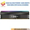 Ram Silicon Power 16GB Zenith RGB DDR4 SP016GXLZU320BSD