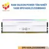 Ram Silicon Power Tản Nhiệt (LED) 16GB SP016GXLZU320BSHK0