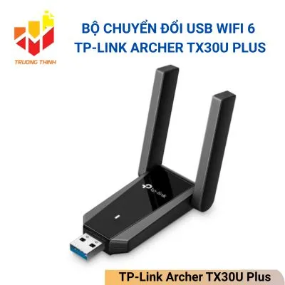 Bộ chuyển đổi USB Wifi 6 Băng tần kép TP-Link Archer TX30U Plus