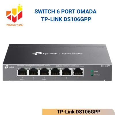 Switch không được quản lý 6 Port Omada TP-Link DS106GPP