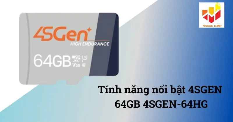 Thẻ nhớ Micro SD 4SGEN 64GB 4SGEN-64HG