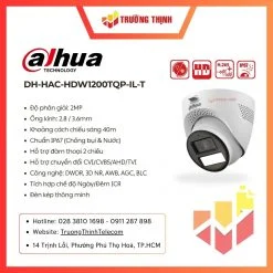 Camera Dahua DH-HAC-HDW1200TQP-IL-T