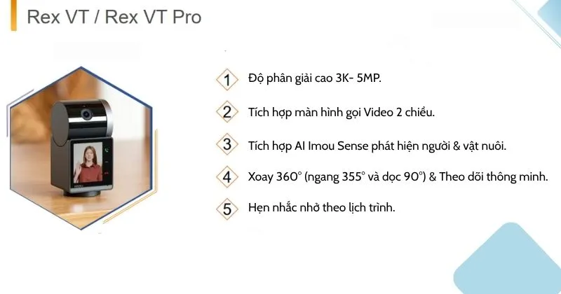 Camera Rex VT / Rex VT Pro