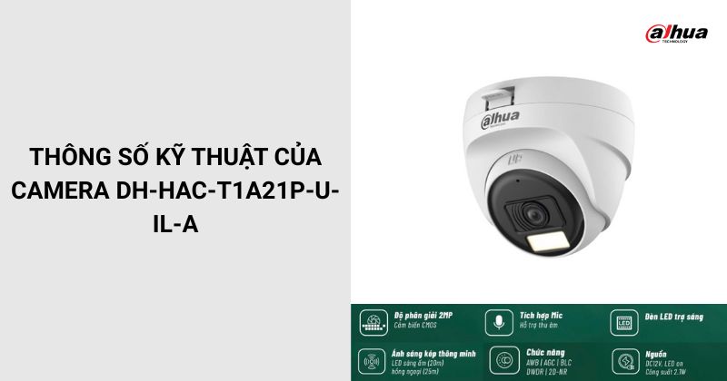 Thông số của trọn bộ 3 camera Dahua TT03-HAC-T1A21P-U-IL-A
