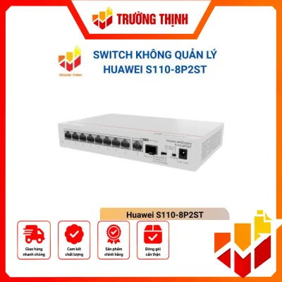 Switch không quản lý eKitEngine Huawei S110-8P2ST