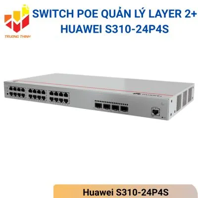 Switch PoE quản lý Layer 2+ Huawei S310-24P4S