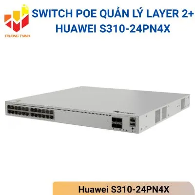 Switch PoE quản lý Layer 2+ Huawei S310-24PN4X
