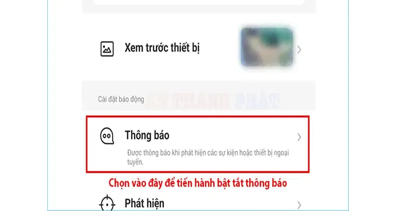 Cách để tắt thông báo phát hiện chuyển động trên điện thoại?