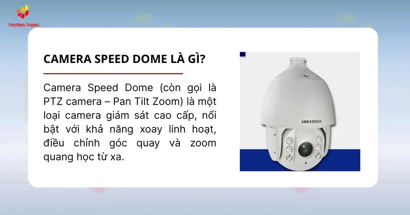 Camera Speed Dome là gì?