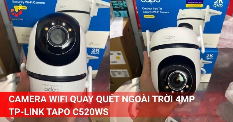 Camera Wifi Quay Quét Ngoài trời 4MP TP-Link Tapo C520WS