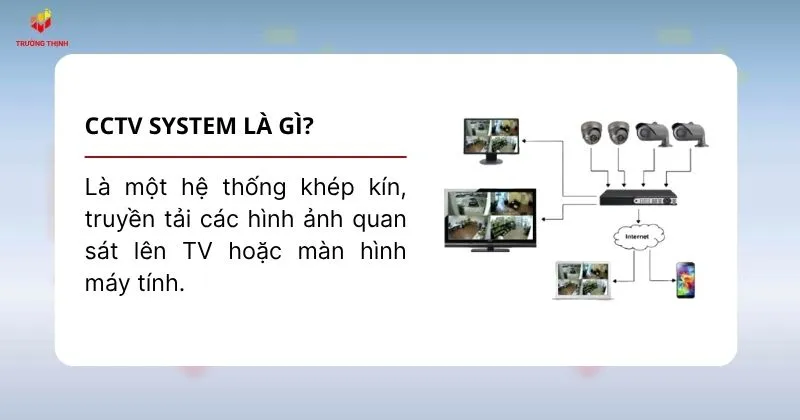 CCTV System hay hệ thống CCTV là một hệ thống khép kín