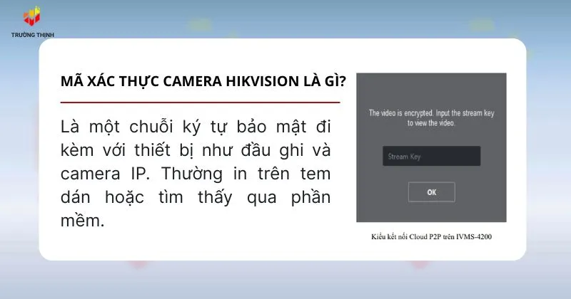 Mã xác thực camera Hikvision là gì?