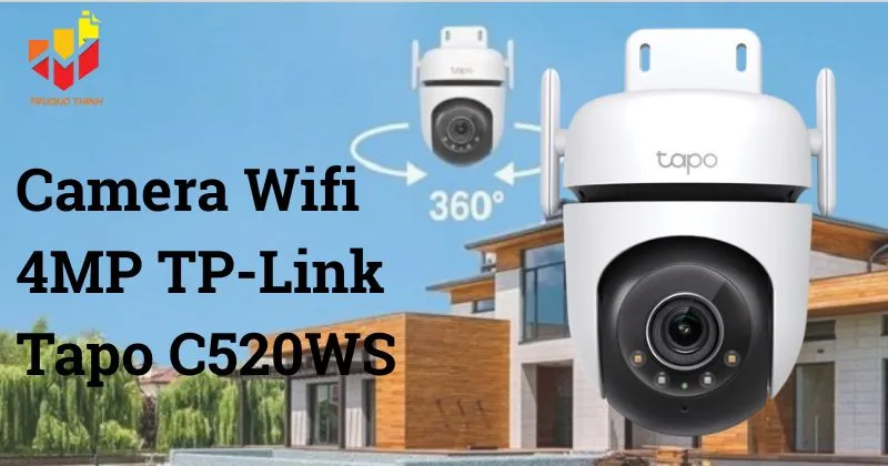 Camera Wifi Quay Quét Ngoài trời 4MP TP-Link Tapo C520WS