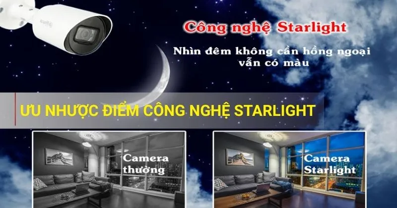 Ưu nhược điểm công nghệ Starlight