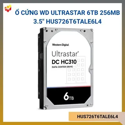 Ổ cứng WD Ultrastar 6TB 256MB 3.5" HUS726T6TALE6L4