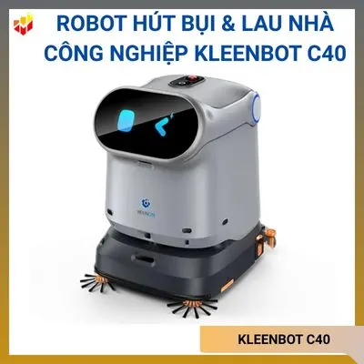 Robot hút bụi & lau nhà công nghiệp 4 trong 1 KLEENBOT C40