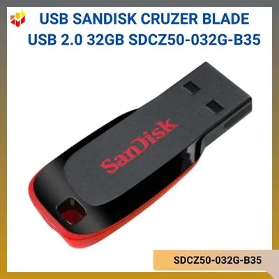 USB SanDisk Cruzer Blade CZ50 USB 2.0 32GB SDCZ50-032G-B35