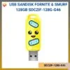 USB SanDisk Fornite & Smurf Type-A 128GB SDCZIF-128G-G46