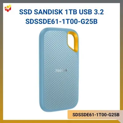 Ổ SSD Sandisk gắn ngoài 1TB USB 3.2 SDSSDE61-1T00-G25B