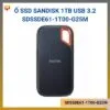 Ổ SSD SanDisk gắn ngoài 1TB USB 3.2 SDSSDE61-1T00-G25M