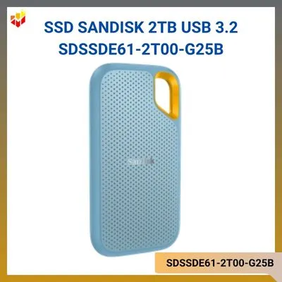 Ổ SSD Sandisk gắn ngoài 2TB USB 3.2 SDSSDE61-2T00-G25B