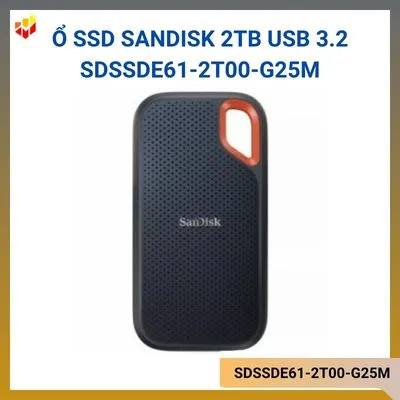Ổ SSD Sandisk gắn ngoài 2TB USB 3.2 SDSSDE61-2T00-G25M