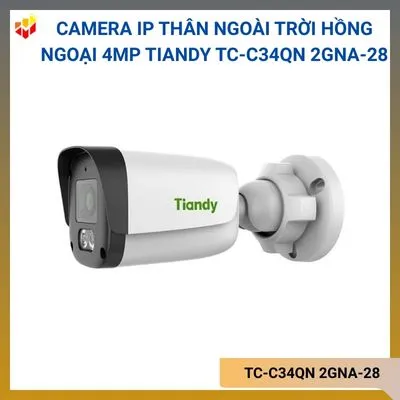 Camera IP thân ngoài trời hồng ngoại 4MP TIANDY TC-C34QN 2GNA-28