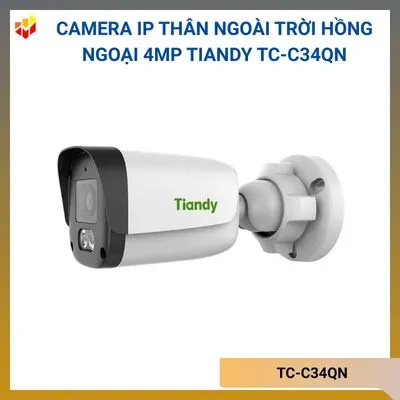 Camera IP thân ngoài trời hồng ngoại 4MP TIANDY TC-C34QN