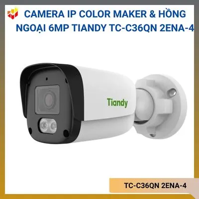 Camera IP Thân Ngoài Trời 6MP Tiandy (TC-C36QN 2ENA-4)