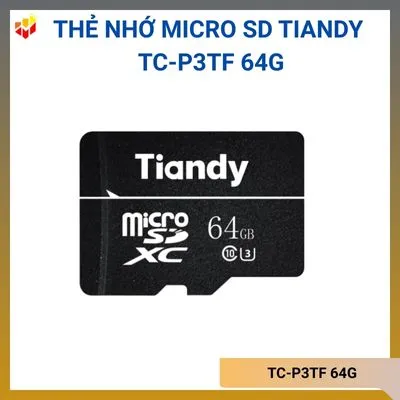 Thẻ nhớ Micro SD TIANDY TC-P3TF 64G
