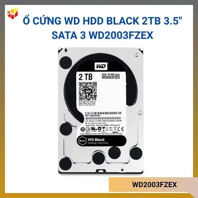 Ổ cứng WD HDD Black 2TB 3.5" SATA 3 WD2003FZEX