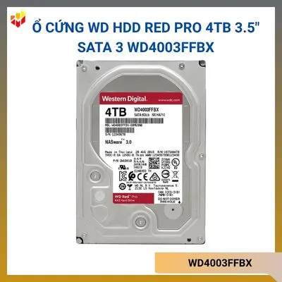 Ổ cứng WD HDD Red Pro 4TB 3.5" SATA 3 WD4003FFBX