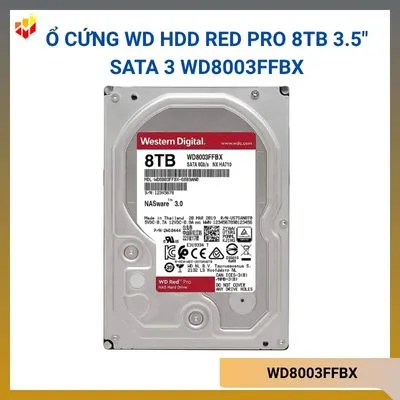 Ổ cứng WD HDD Red Pro 8TB 3.5" SATA 3 WD8003FFBX