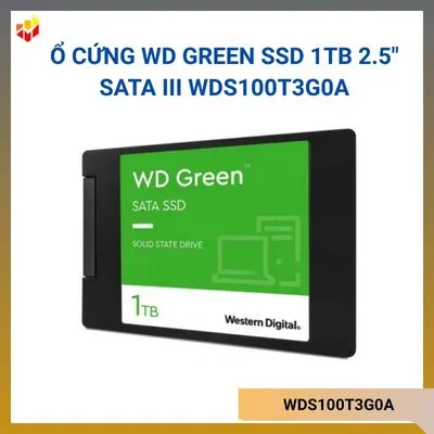 Ổ cứng WD Green SSD 1TB 2.5" SATA III WDS100T3G0A