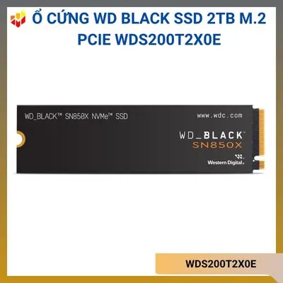 Ổ cứng WD Black SSD 2TB M.2 PCIe WDS200T2X0E