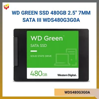 Ổ cứng WD Green SSD 480GB 2.5" 7mm SATA III WDS480G3G0A