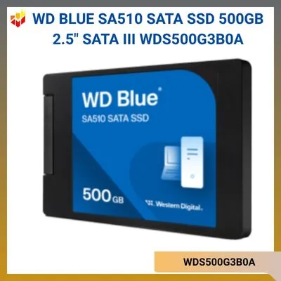 Ổ cứng WD Blue SA510 SATA SSD 500GB 2.5" SATA III WDS500G3B0A