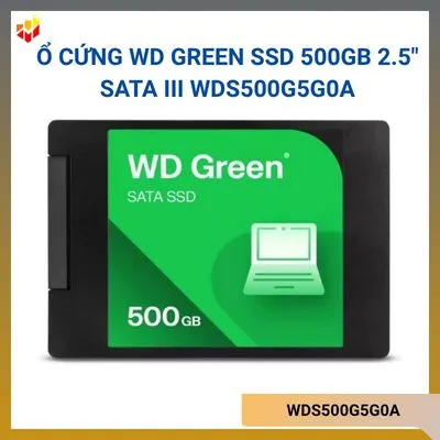 Ổ cứng WD Green SSD 500GB 2.5" SATA III WDS500G5G0A