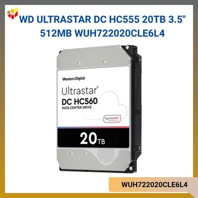 Ổ cứng WD Ultrastar DC HC555 20TB 3.5" 512MB WUH722020CLE6L4