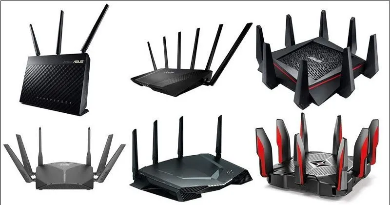 Bộ định tuyến (Router) bên trong tủ rack