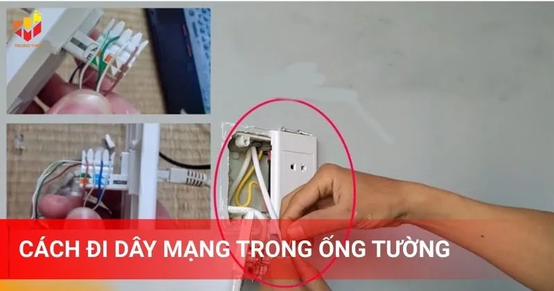 Cách đi dây mạng trong ống tường trong nhà chung cư