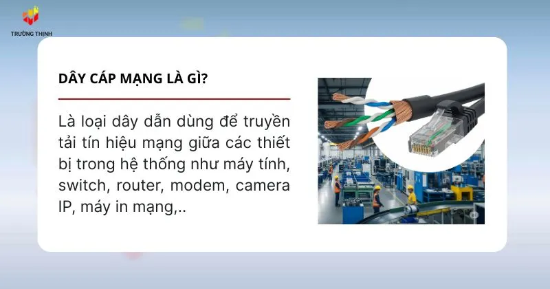 Dây cáp mạng là gì?