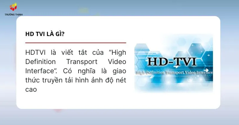 HD TVI là gì?