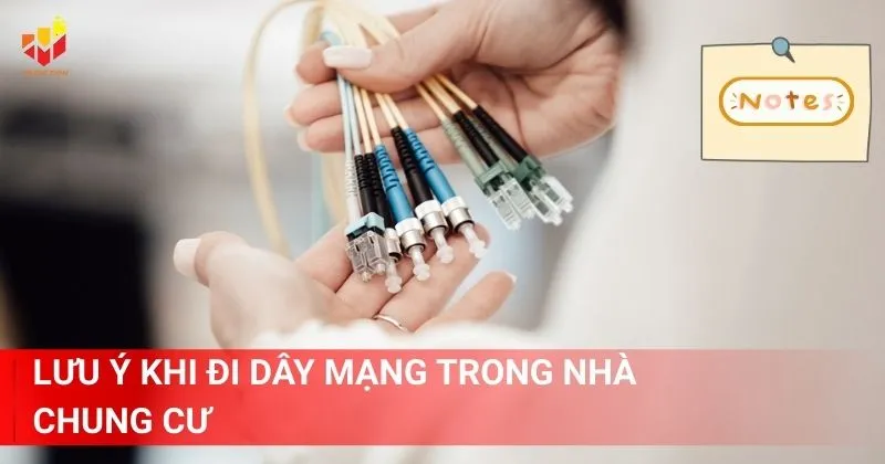 Lưu ý khi đi dây mạng trong nhà chung cư