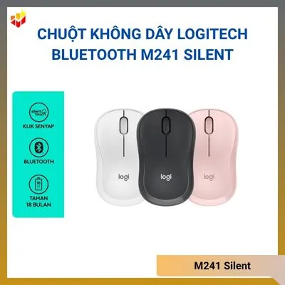 Chuột Bluetooth Logitech M241 Silent