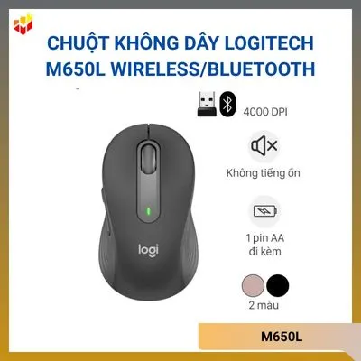 Chuột không dây M650L Signature Wireless/Bluetooth giá rẻ