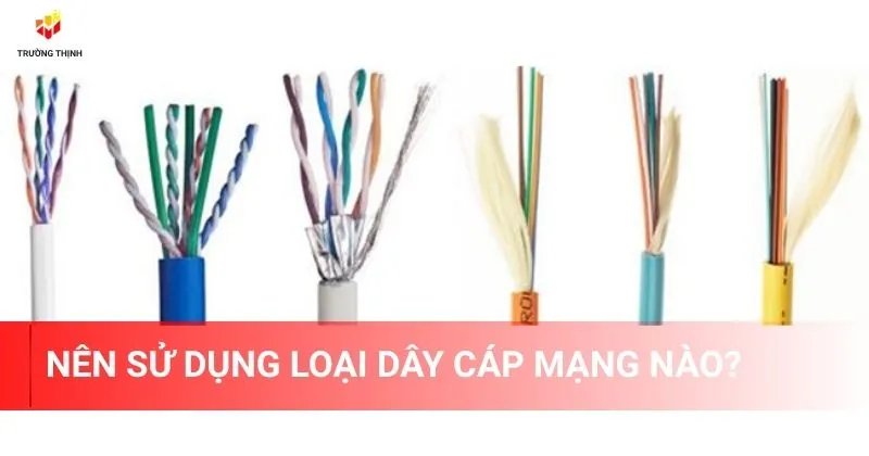 Nên sử dụng loại dây cáp mạng nào?