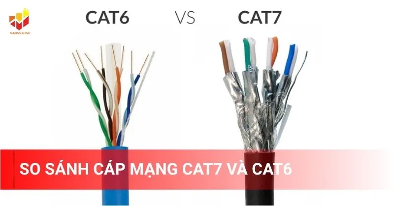 So sánh cáp mạng cat7 và cat6