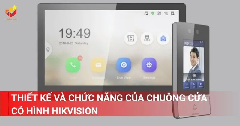 Thiết kế và chức năng của chuông cửa có hình Hikvision