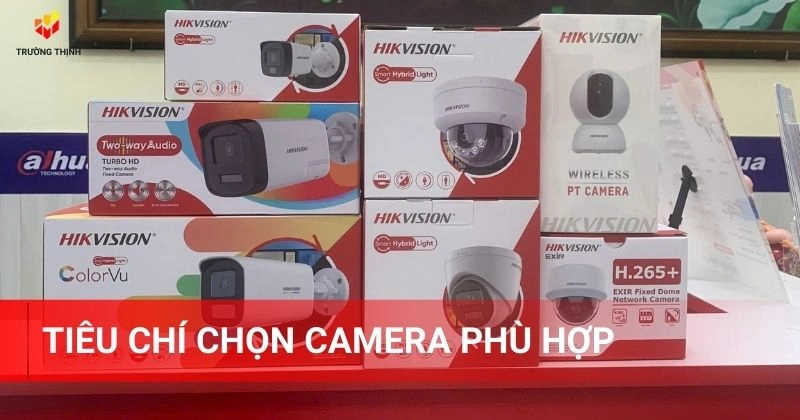 Tiêu chí chọn camera phù hợp